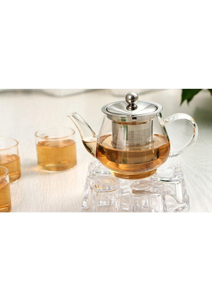 Filtre ile El Yapımı Demlik Isıya Dayanıklı Cam Çay Potu Infüzer Paslanmaz Çelik Su Isıtıcısı Çay Tencere Drinkware | Çaydanlıklar (Yurt Dışından) fırsatları