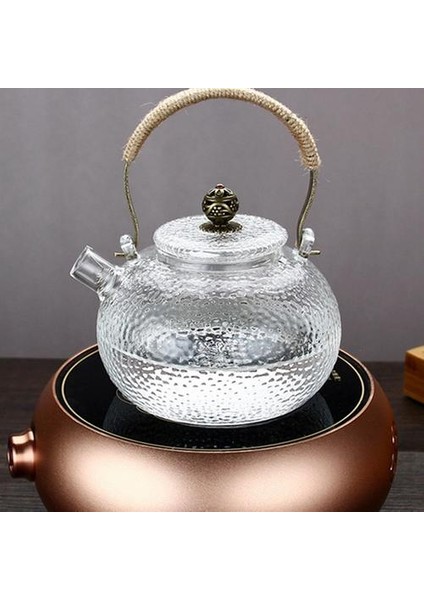 Çaydanlık Soğuk Su Isıtıcısı Çekiç Isıya Dayanıklı Cam Şeffaf Bakır Kolu Işın Tenceresi Isıtmalı Kettle | Çaydanlıklar (Yurt Dışından)