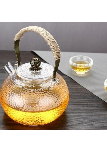 Çaydanlık Soğuk Su Isıtıcısı Çekiç Isıya Dayanıklı Cam Şeffaf Bakır Kolu Işın Tenceresi Isıtmalı Kettle | Çaydanlıklar (Yurt Dışından)