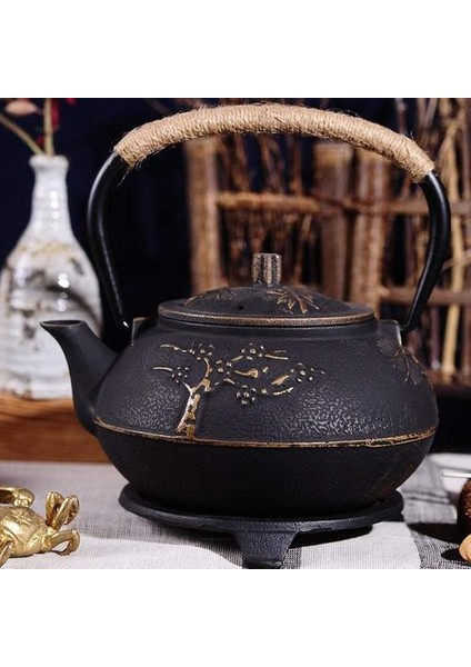 Dökme Demir Demlik Su Isıtıcısı Paslanmaz Çelik Infuser Süzgeç Plum Çiçeği 30 Ons 900 ml | Çaydanlıklar (Yurt Dışından)
