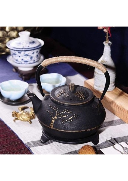 Dökme Demir Demlik Su Isıtıcısı Paslanmaz Çelik Infuser Süzgeç Plum Çiçeği 30 Ons 900 ml | Çaydanlıklar (Yurt Dışından)