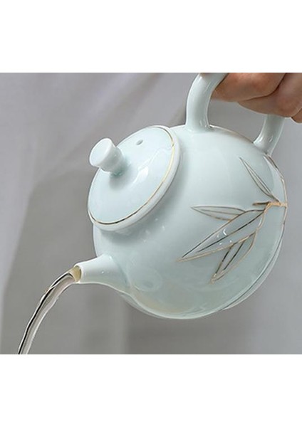 Bambu Çaydanlık Celadon Çaydanlık Çin Seramik Çaydanlık Çaydanlık Teacup Suit Çay Seti | Çaydanlıklar (Yurt Dışından)