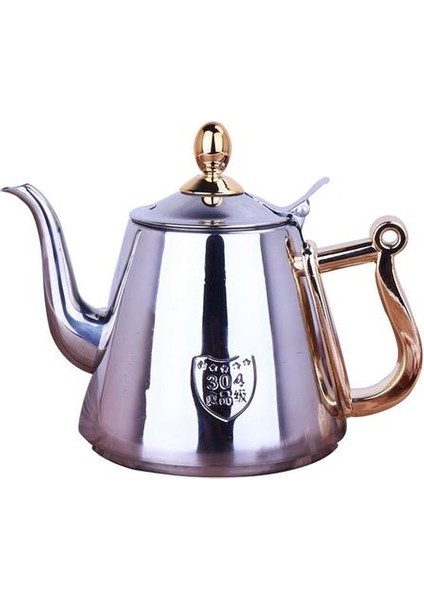 1 Adet Çaydanlık 1.2l Paslanmaz Çelik Paslanmaz Indüksiyon Ocak Demlik Teakettle ile Güvenli Çay Potu Çay Su Isıtıcısı Ev Ofis Için | Çaydanlıklar (Yurt Dışından)