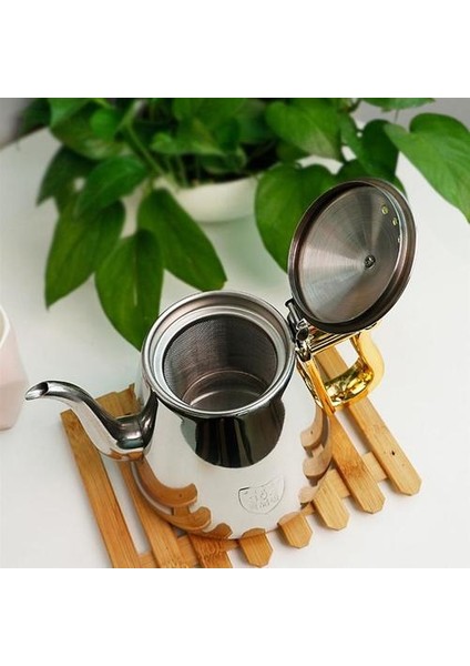 1 Adet Çaydanlık 1.2l Paslanmaz Çelik Paslanmaz Indüksiyon Ocak Demlik Teakettle ile Güvenli Çay Potu Çay Su Isıtıcısı Ev Ofis Için | Çaydanlıklar (Yurt Dışından)