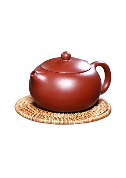 270ML Yixing Mor Kil Çaydanlıklar Xishi Çay Potu Delik Filtresi Su Isıtıcısı Master El Yapımı Zisha Teaware Dahongpao Otantik | Çaydanlıklar (Yurt Dışından)