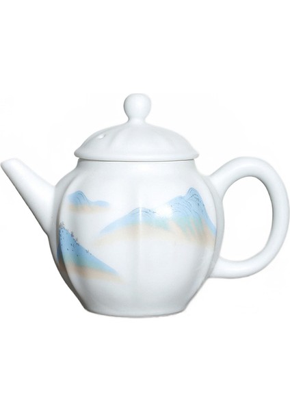 Beyaz Çömlek Mutlak Yağ Yeşim Çaydanlık Tek Tencere El Yapımı Küresel Filtre Demlik Ev Kung Fu Teaware Aksesuarlar | Çaydanlıklar (Yurt Dışından)