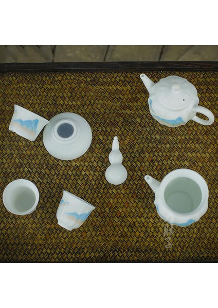 Beyaz Çömlek Mutlak Yağ Yeşim Çaydanlık Tek Tencere El Yapımı Küresel Filtre Demlik Ev Kung Fu Teaware Aksesuarlar | Çaydanlıklar (Yurt Dışından)