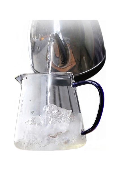 Renkli Isıya Dayanıklı Cam Demlik 550 ml Filtre Ile, Çay Tenceresi Doğrudan Yangın Süzgeci Isı Kahve Pot Su Isıtıcısı Üzerinde Isıtılabilir | Çaydanlıklar (02) (Yurt Dışından)