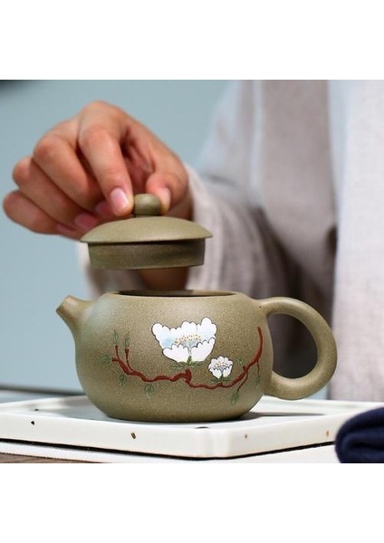 Çaydanlık Mor Kil Xi Shi Çaydanlık Ünlü El Yapımı Klasik Çaydanlık Çin Cevher Güzellik Su Isıtıcısı Çay Seti 260ML | Çaydanlıklar (Yurt Dışından)