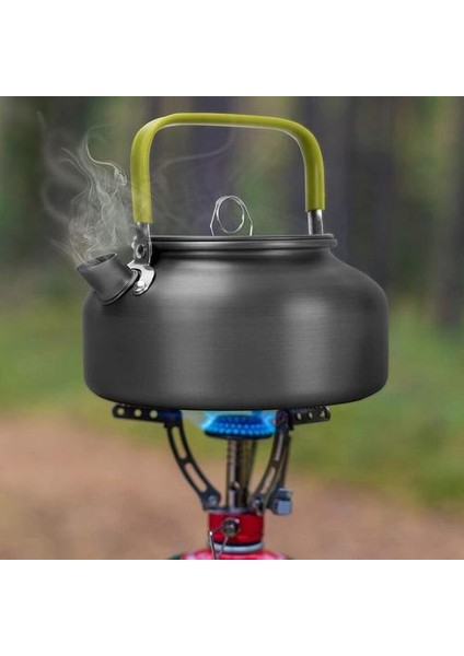 1.2l Kamp Su Kettle Seti 2 Bardak Kamp Çay Seti Kahve Makinesi Yürüyüş, Sırt Çantasıyla, Kampçılık ve Piknik Için Kullanılan | Çaydanlıklar (Yurt Dışından)
