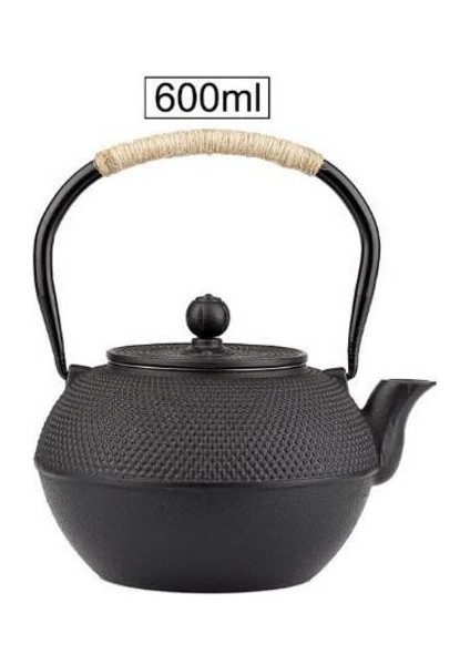 Japon Demir Çay Potu Paslanmaz Çelik ile Demlik Dökme Demir Çay Tapot Çay Su Isıtıcısı Kaynar Su Oolong Çayı 600ML | Çaydanlıklar (Yurt Dışından)