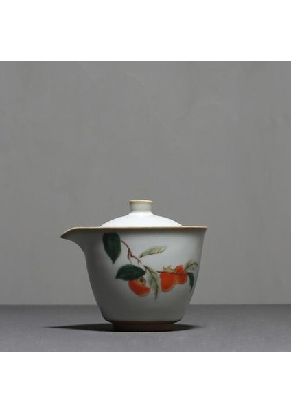 150 ml Vintage Ru Fırın Porselen Gaiwan Seramik Çin Kung Fu Çay Seti Çaydanlık Çay Saç Töreni Aksesuarları Çay Potu Tureen | Çay Tureen (Yurt Dışından)