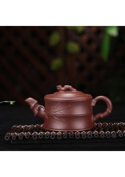 Yipin Bambu Çaydanlık, Çay, Puer, Set Su Isıtıcısı Pot, Yixing, Mor Kil, Kung, Fu, Zisha, Yeşil Çay, Yixing, El Yapımı, | Çaydanlıklar (Yurt Dışından)