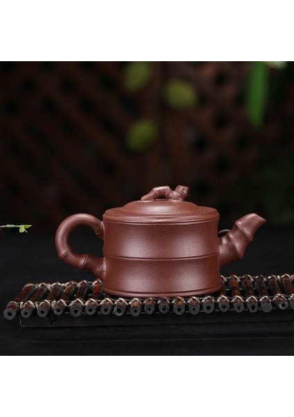 Yipin Bambu Çaydanlık, Çay, Puer, Set Su Isıtıcısı Pot, Yixing, Mor Kil, Kung, Fu, Zisha, Yeşil Çay, Yixing, El Yapımı, | Çaydanlıklar (Yurt Dışından)