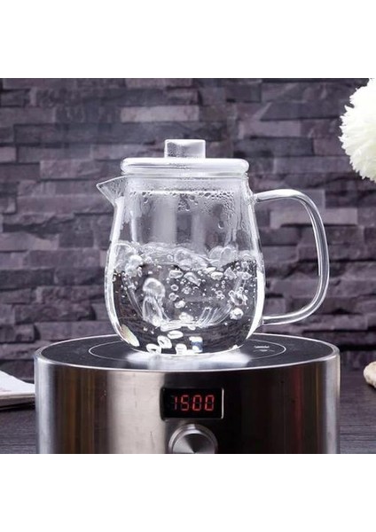 Yüksek Borosilikat Cam Çiçek Çay Potu Isıya Dayanıklı Cam Demlik Filtre Çay Sürahisi ile Ev Çay Makinesi | Çaydanlıklar (Yurt Dışından)