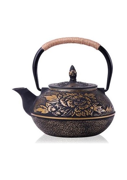 Mini Dökme Demir Su Isıtıcısı Demlik Demlik Süzgeç Çay Seti Erik Çiçeği Çaydanlık Mutfak Malzemeleri Içme Çay Setleri Çin Tarzı | Çaydanlıklar (Yurt Dışından)
