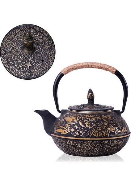 Mini Dökme Demir Su Isıtıcısı Demlik Demlik Süzgeç Çay Seti Erik Çiçeği Çaydanlık Mutfak Malzemeleri Içme Çay Setleri Çin Tarzı | Çaydanlıklar (Yurt Dışından)