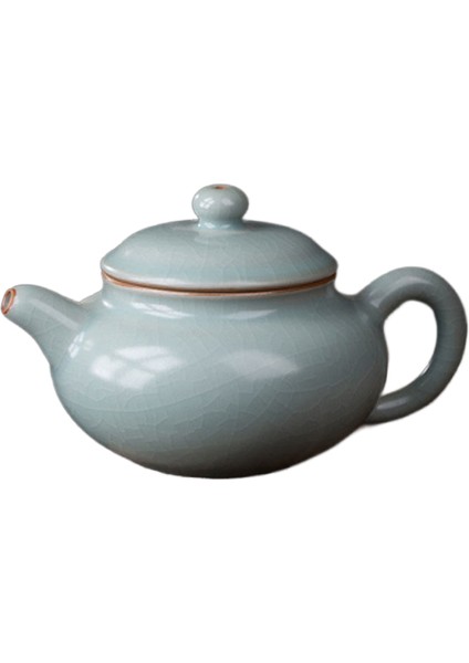 225ML Ru Fırın Çömlek Çaydanlık Kişisel El Yapımı Seramik Top Delik Filtre Demlik Tieguanyin Teaware Çay Makinesi | Çaydanlıklar (Yurt Dışından)