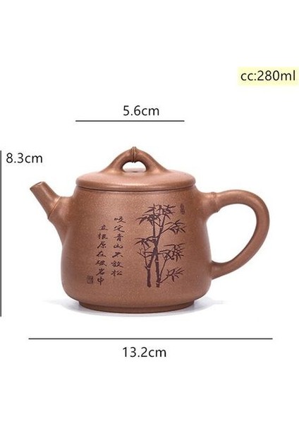 Otantik Yixing Mor Kil Çay Tencere Yüksek Taş Kepçe Çaydanlık Güzellik Su Isıtıcısı Ham Cevheri El Yapımı Butik Çay Seti Kravat Guanyin | Çaydanlıklar (Yurt Dışından) fırsatları