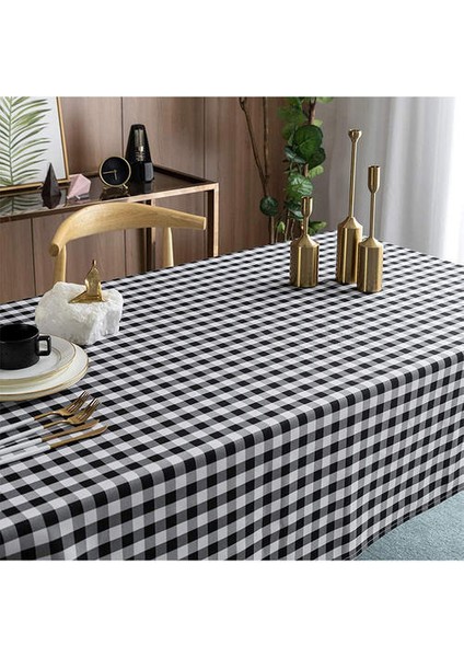Ekose Su Geçirmez Masa Masa Örtüsü Yemek Odası Için Ev Masa Örtüsü Anti Leke Dikdörtgen Masa Örtüleri Dekorasyon | Masa Örtüleri (140 cm * 180 Cm) (Yurt Dışından) modelleri