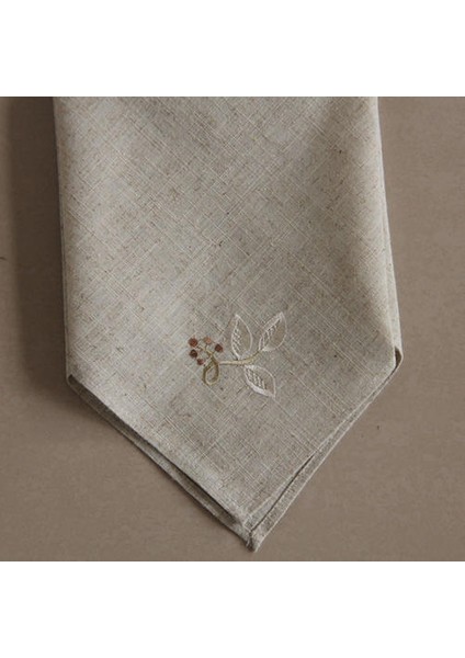 Işlemeli Keten Napkins, Placemats, Masa Paspasları, Peçeteler Batı, Çay Peçete | Masa Mat | Masa Paspasları Placematlinen Masa Mat (40 * 40 Cm) (Yurt Dışından)