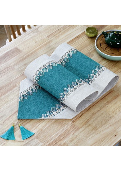 Lüks Masa Koşucular ve Placemats Modern Dantel Masa Koşucu Noel Düğün Otel Masa Örtüsü Nordic Yatak Runner Püskül | Masa Koşucuları (Yurt Dışından)