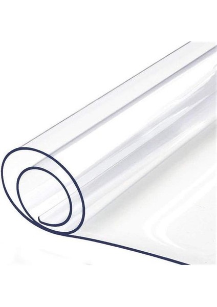 Şeffaf Masa Örtüsü Su Geçirmez Sehpa Mat Petrol Kanıtı ve Anti Haşlanma Tv Sayacı Bez Yumuşak Cam Plastik Mutfak Eşyaları | Masa Örtüleri (60X100 Cm) (Yurt Dışından)
