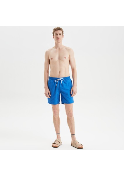 Nautıca Erkek Mavi Desenli Şort Mayo T35102T.4SJ