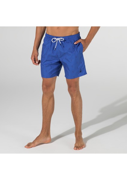 Nautıca Erkek Mavi Desenli Şort Mayo T35102T.4SJ fiyatları