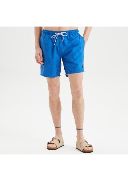 Nautıca Erkek Mavi Desenli Şort Mayo T35102T.4SJ fırsatları