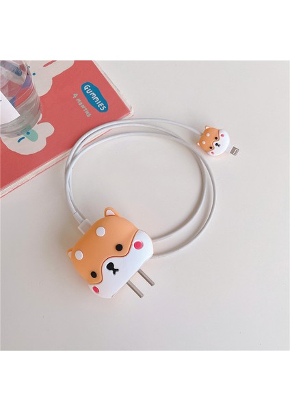 Iphone Şarj Cihazı Için Sevimli Şarj Kablosu Koruyucu Kapak Şarj Veri Hattı Kablo Koruması Sevimli USB Kablo Biterleri Koruyucu (Yurt Dışından)