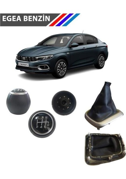 Fiat Egea Benzinli 6 Ileri Vites Topuzu ve Gri Detaylı Körük M2439-1169 fiyatları