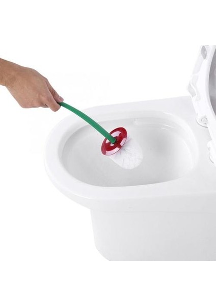 Temizleme Fırçaları Güzel Kiraz Şekilli Lavabo Tuvalet Fırçası ve Tutucu Set Banyo Için Uzun Kolu Temizleme Fırçaları | Tuvalet Fırçası Tutucular (Yurt Dışından)