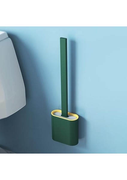 Silikon Tuvalet Fırçası Baz Kauçuk Kafa Tutucu Duvara Monte Temizleme Fırçası Aracı Banyo Wc Aksesuarlar Aksesuar Seti | Tuvalet Fırçası Tutucular (Yurt Dışından)