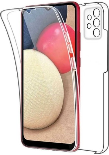 Kılıfshop Samsung Galaxy A53 Kılıf Ön Arka 360 Koruma Şeffaf Silikon