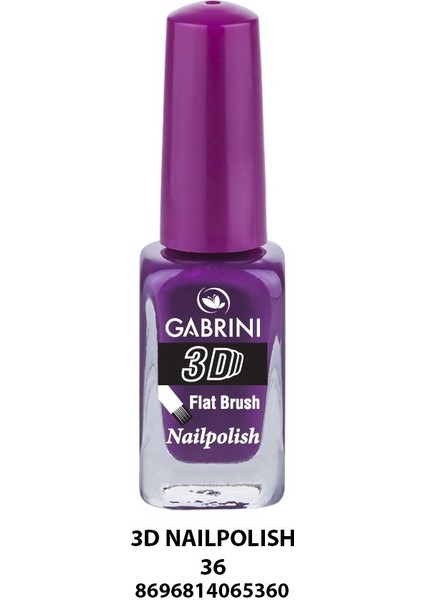 Gabrını 3D Flat Brush 36
