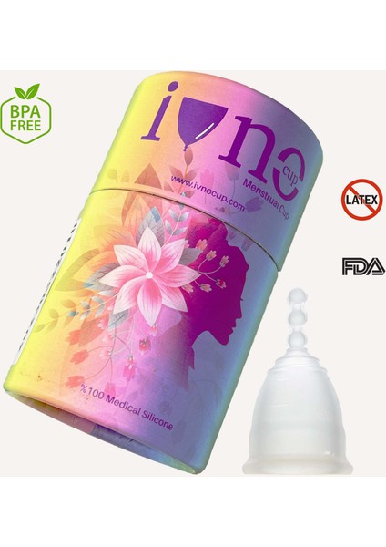 İkili Paket Menstrual Cup Adet Kabı Medikal Silikon modelleri