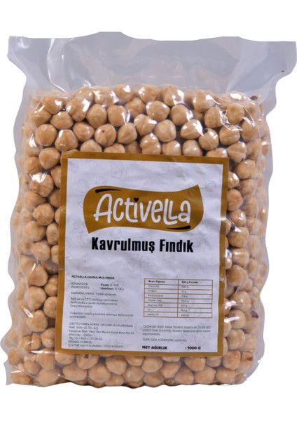 Kavrulmuş Iç Fındık 1000 gr