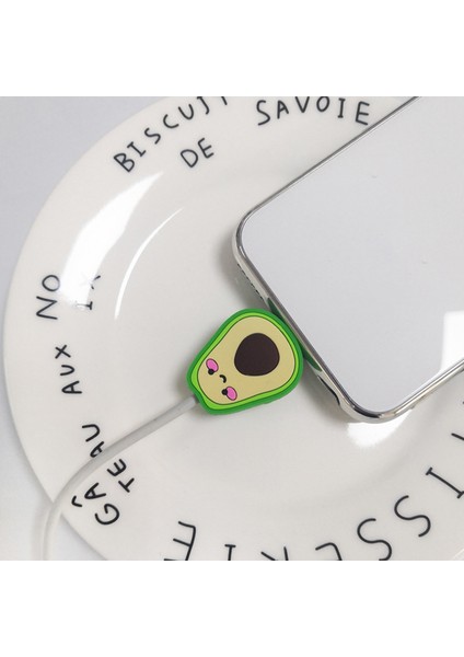 Iphone Şarj Kablosu Koruyucusu Veri Hattı Kablo Koruması Için Sevimli USB Kablo Isırık Şarj Cihazı Organizatör Silikon Kablo Terter (Yurt Dışından)