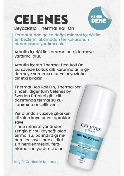 Beyazlatıcı Thermal Roll On 75 ml