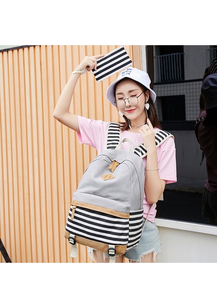 USB Şarj Bağlantı Noktalı Sırt Çantası - Gri (Yurt Dışından) modelleri