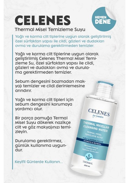 Thermal Misel Temizleme Suyu 250 ml fiyatları