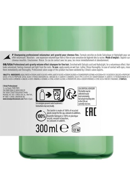L'oreal Professionnel Expert Volumetry Ince Telli