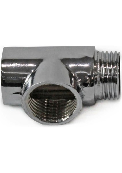 Nikel Kaplı Pirinç Delikli Uzatma 1/2''