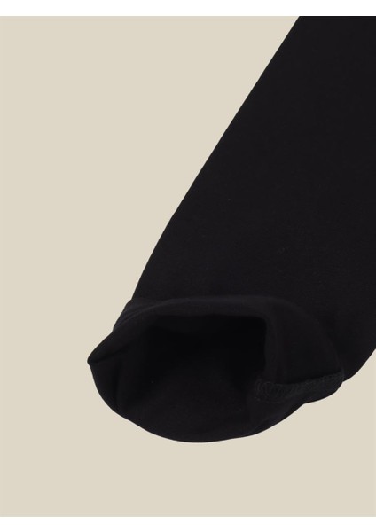 Penye Pamuklu Çocuk Tayt Siyah indirimleri