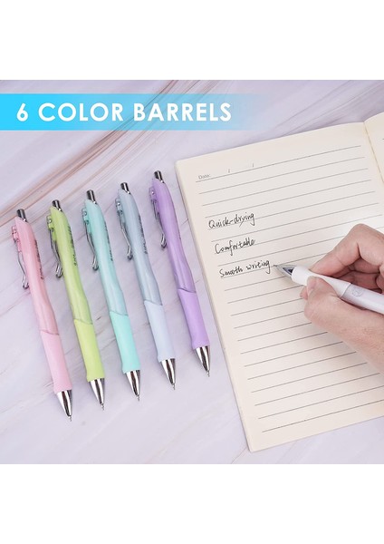 6 Parça Geri Çekilebilir Pastel Jel Kalem - Renkli (Yurt Dışından) fırsatları