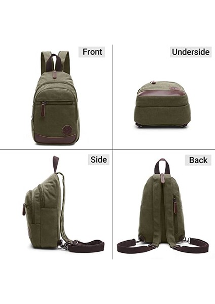 USB Şarj Portu Sırt Çantası - Yeşil (Yurt Dışından) fiyatları