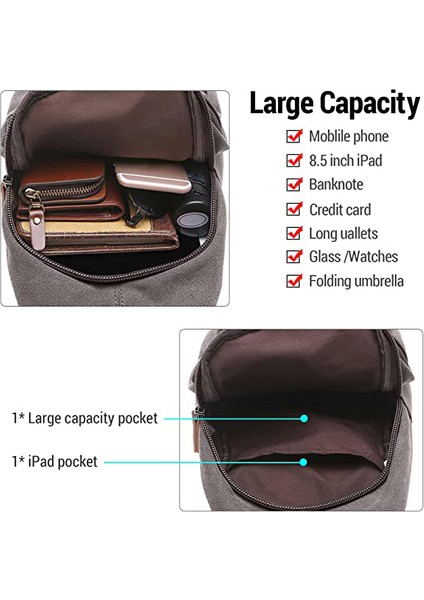 USB Şarj Portu Sırt Çantası - Gri (Yurt Dışından) fırsatları