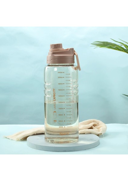 2600ML Sevimli Çocuk Matarası - Kahverengi (Yurt Dışından) fiyatları