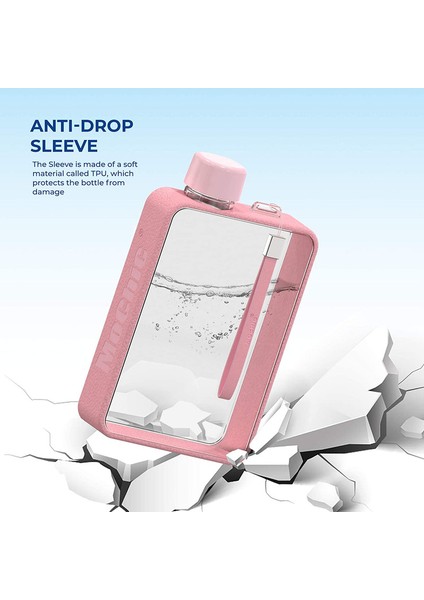 380ML Sevimli Çocuk Matarası - Pembe (Yurt Dışından)